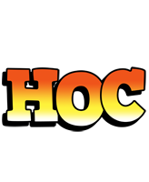 Hoc sunset logo