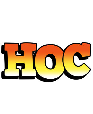 Hoc sunset logo