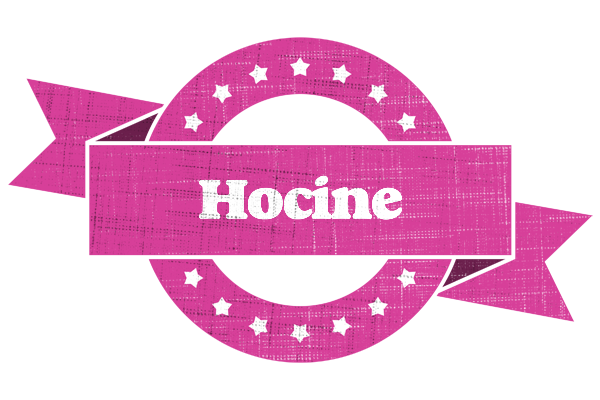 Hocine beauty logo