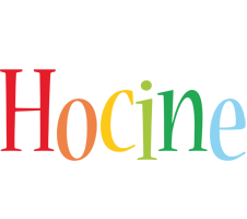 Hocine birthday logo