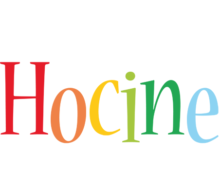 Hocine birthday logo