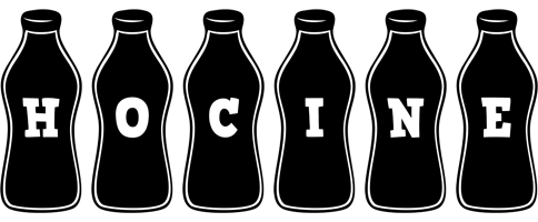 Hocine bottle logo