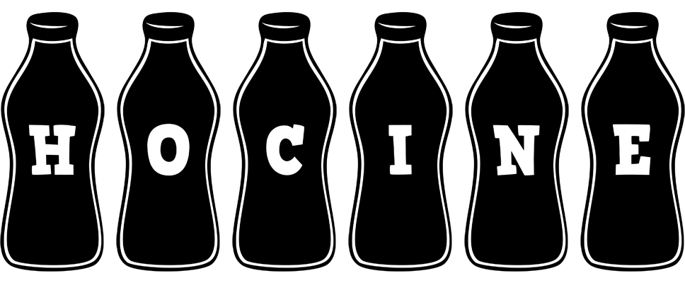 Hocine bottle logo