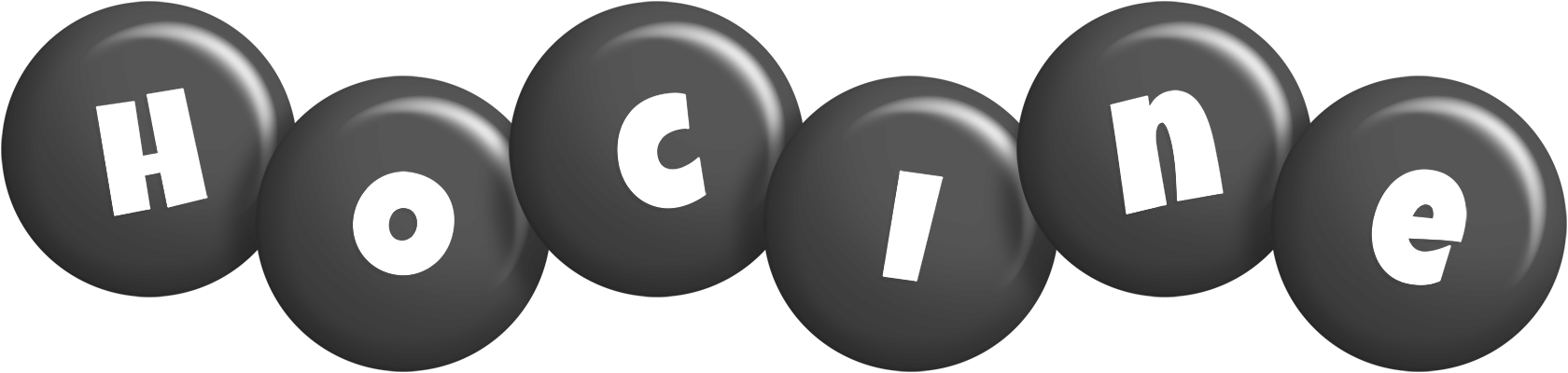 Hocine candy-black logo