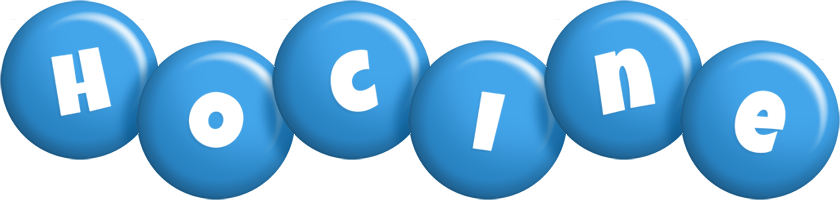 Hocine candy-blue logo