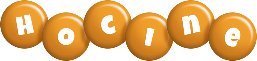Hocine candy-orange logo