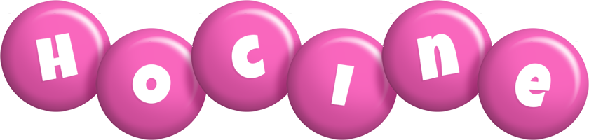 Hocine candy-pink logo