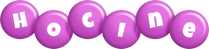 Hocine candy-purple logo