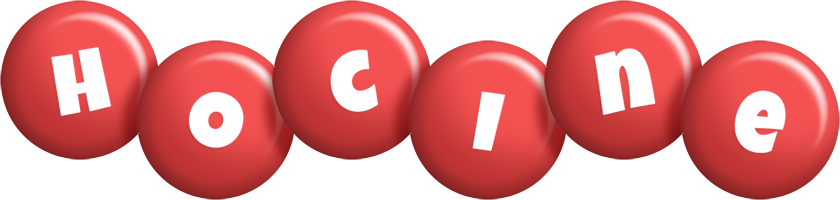 Hocine candy-red logo