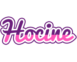 Hocine cheerful logo