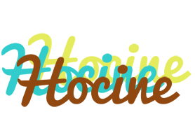 Hocine cupcake logo