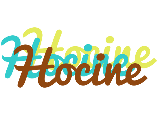Hocine cupcake logo