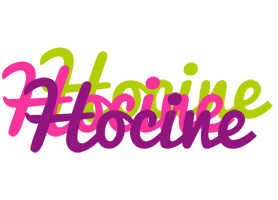 Hocine flowers logo