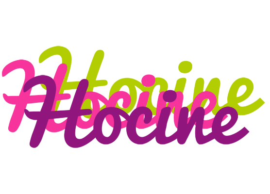 Hocine flowers logo