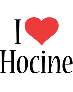 Hocine i-love logo