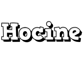 Hocine snowing logo