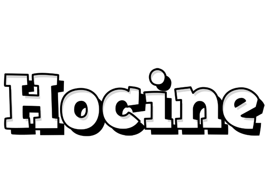 Hocine snowing logo