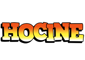 Hocine sunset logo