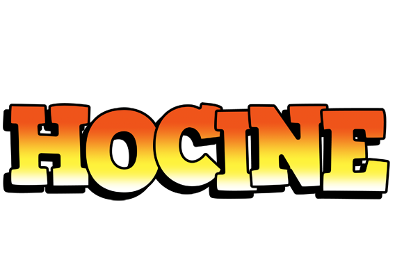 Hocine sunset logo