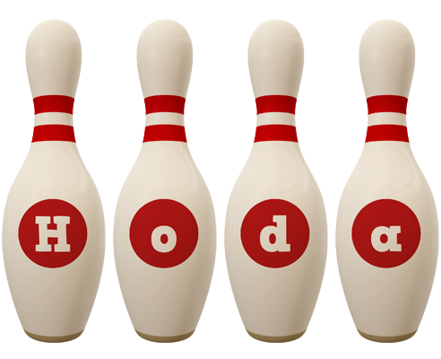 Hoda bowling-pin logo