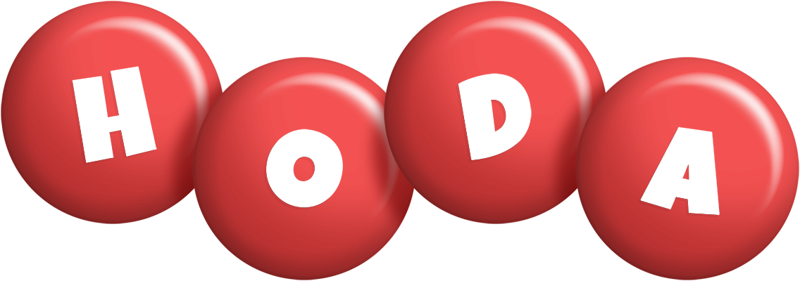 Hoda candy-red logo
