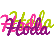 Hoda flowers logo