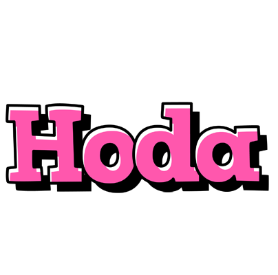Hoda girlish logo