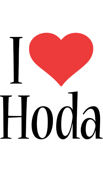 Hoda i-love logo