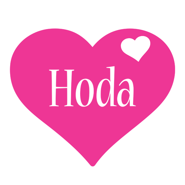 Hoda love-heart logo