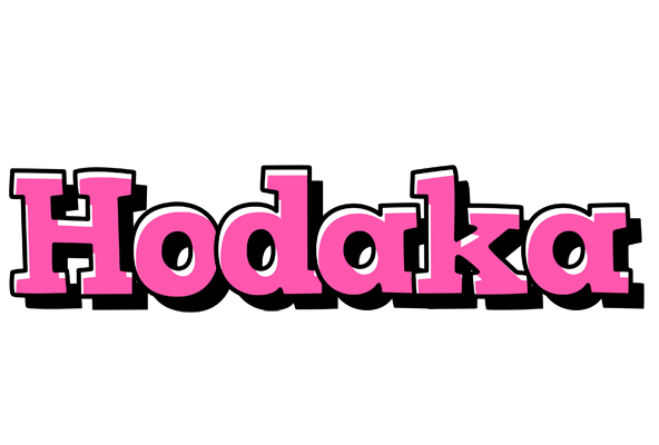 Hodaka girlish logo