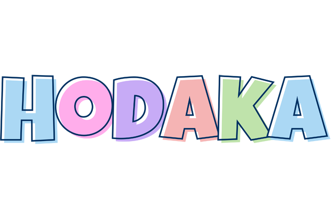 Hodaka pastel logo