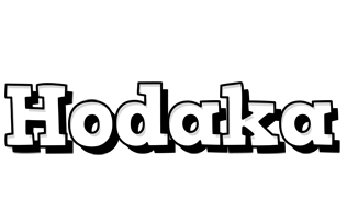 Hodaka snowing logo