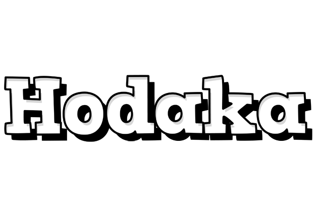 Hodaka snowing logo
