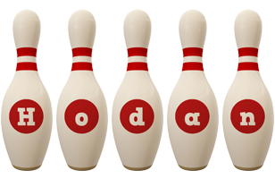 Hodan bowling-pin logo