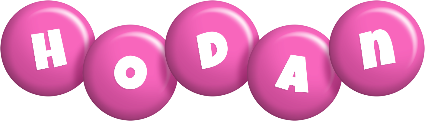 Hodan candy-pink logo