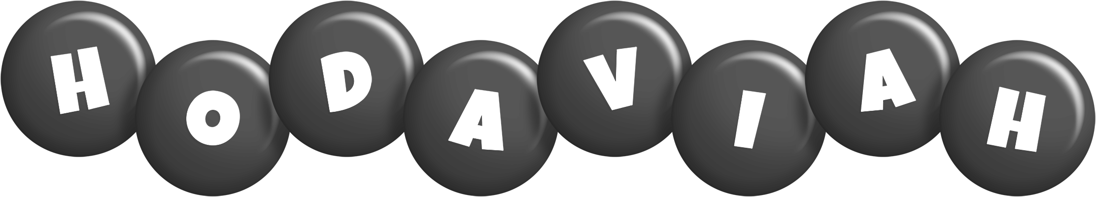 Hodaviah candy-black logo