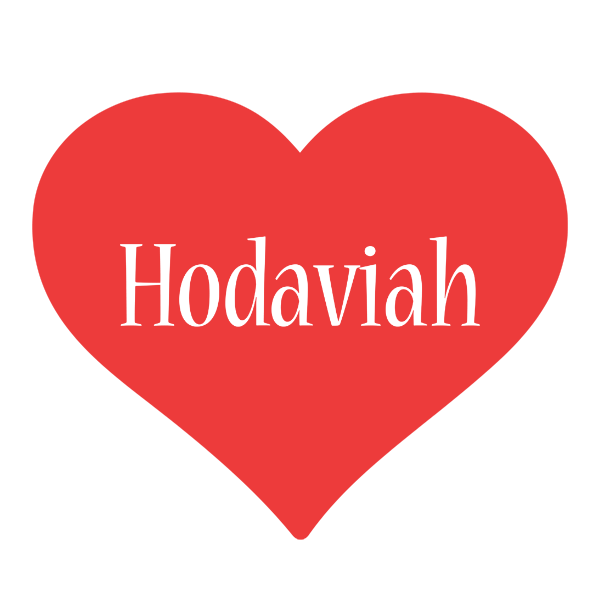 Hodaviah love logo