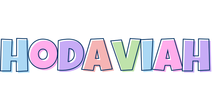 Hodaviah pastel logo