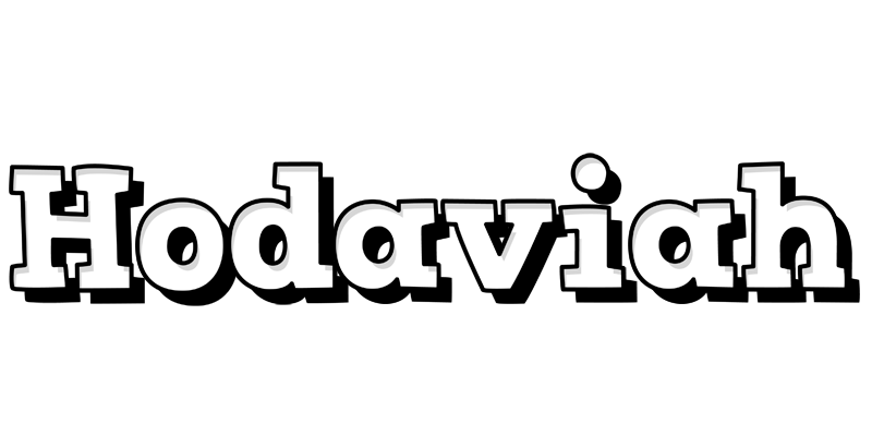 Hodaviah snowing logo