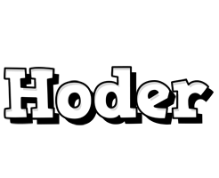 Hoder snowing logo