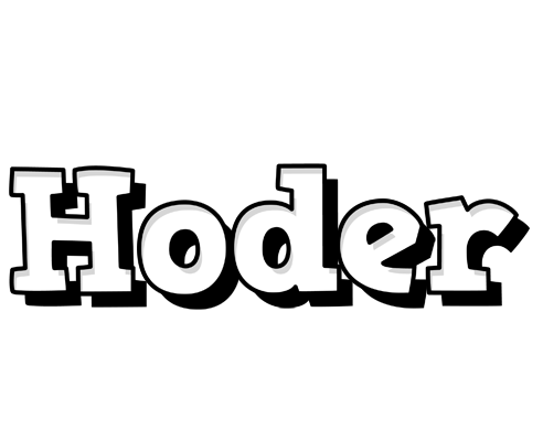 Hoder snowing logo