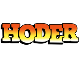 Hoder sunset logo