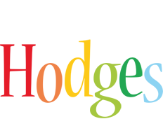 Hodges birthday logo