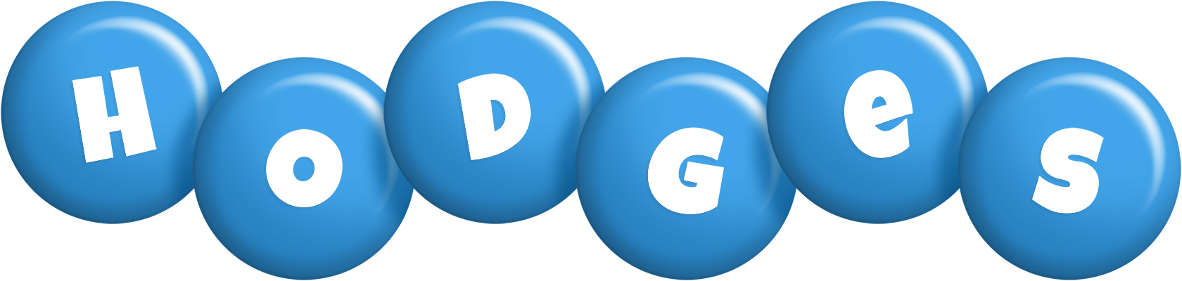 Hodges candy-blue logo