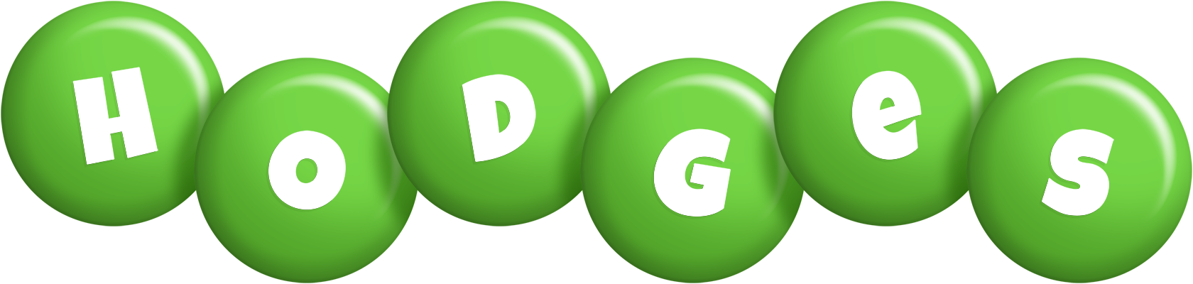 Hodges candy-green logo
