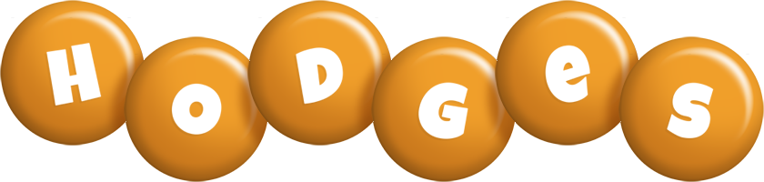 Hodges candy-orange logo