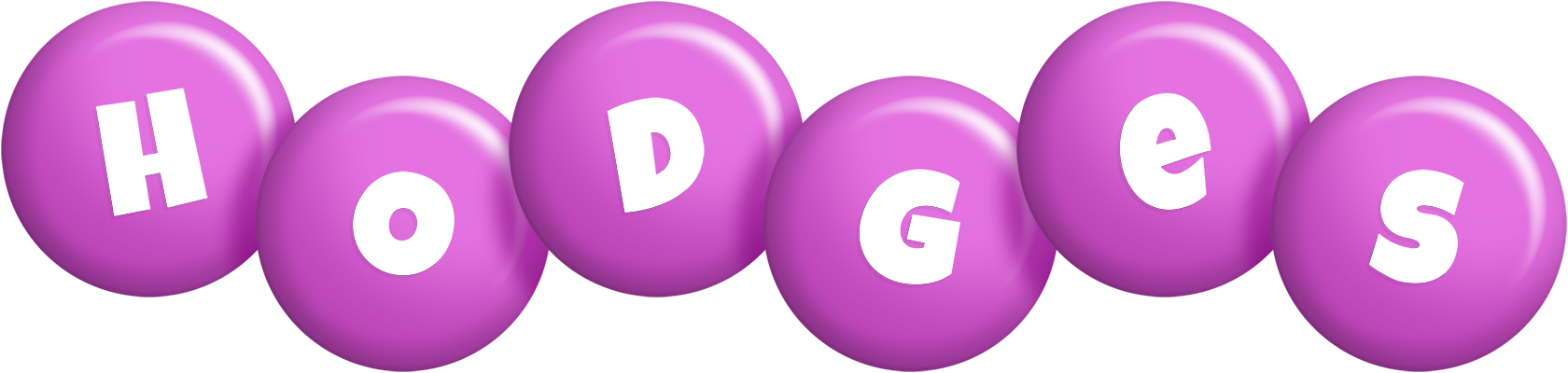 Hodges candy-purple logo