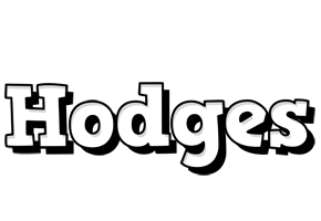 Hodges snowing logo