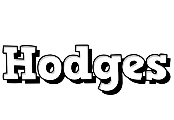 Hodges snowing logo
