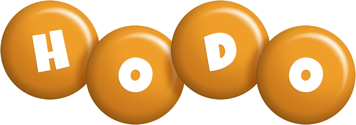 Hodo candy-orange logo